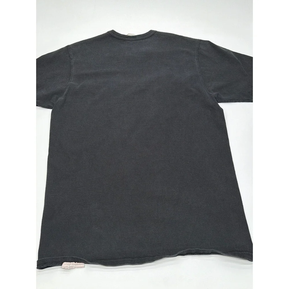 Champion Mens‎ Black Script Logo Graphic T-Shirt Short Sleeve Cotton Large - Picture 8 of 9